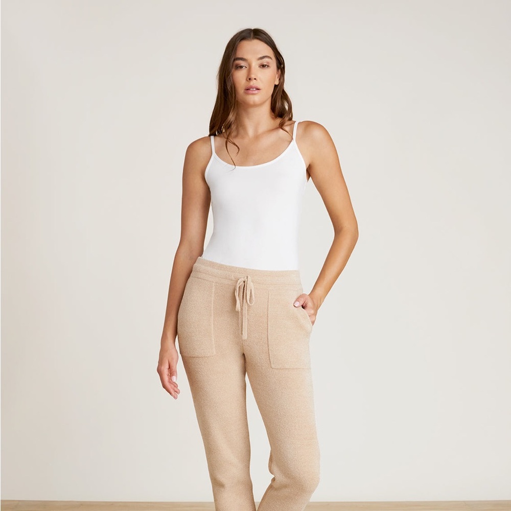 Barefoot dreams cozy chic ultra light jogger in camel